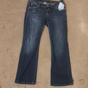 Arizona Jean Company Dark Blue Straight Leg Jeans